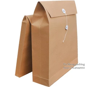 

100pcs/lot Large Kraft Paper Envelope Gift Boxes Present Package Bag For Book/Scarf/Clothes Document Wedding Favor Decoration