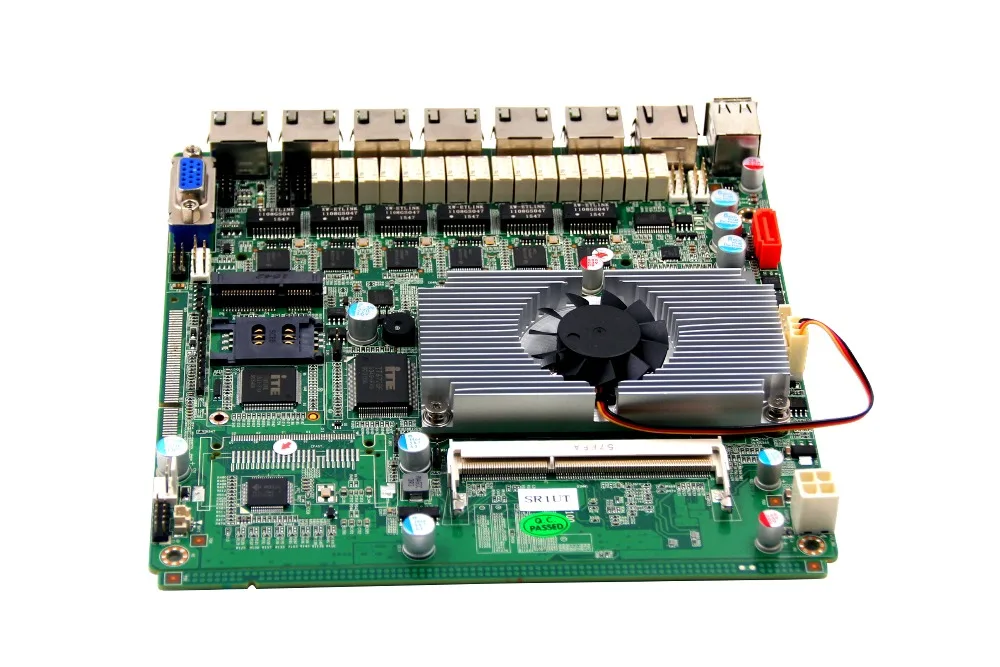Мягкий маршрутизатор материнская плата брандмауэр 6 lan порты mini itx X86 Встроенная