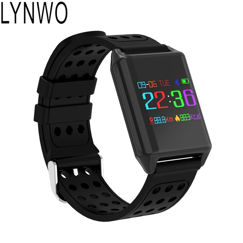 

Hot ! LYNWO M7 0.95 inch OLED Color Screen Blood Oxygen Pressure Heart Rate Monitor Pedometer Smart Watch support Sleep Monitor