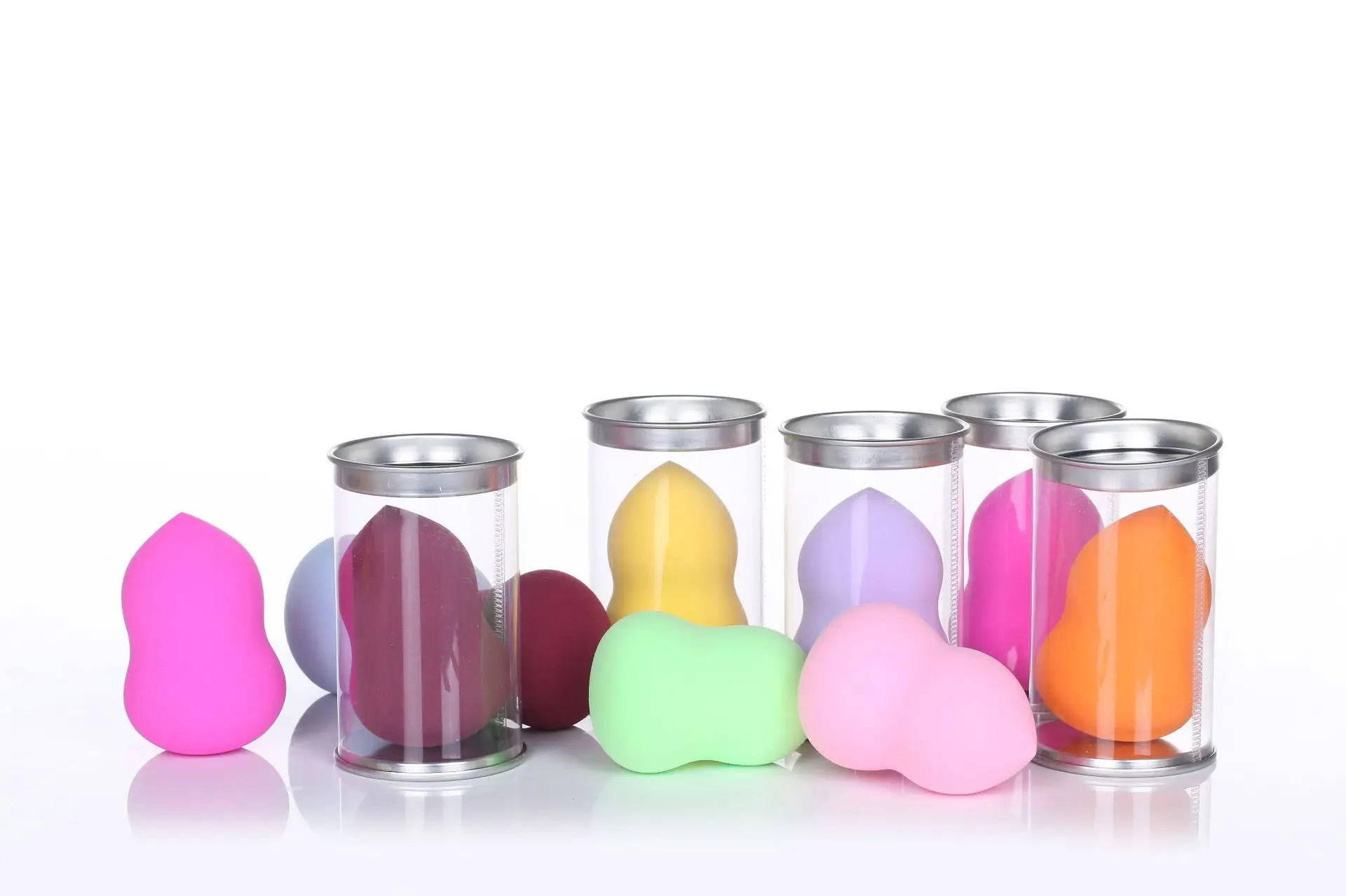 Консервированная Тыква Наклонный разрез капельки воды макияж яйцо гидрофильный не латексный макияж спонж для нанесения пудры слоеный сухой и влажный двойного назначения