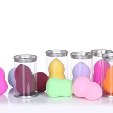 Консервированная Тыква Наклонный разрез капельки воды макияж яйцо гидрофильный не латексный макияж спонж для нанесения пудры слоеный сухой и влажный двойного назначения