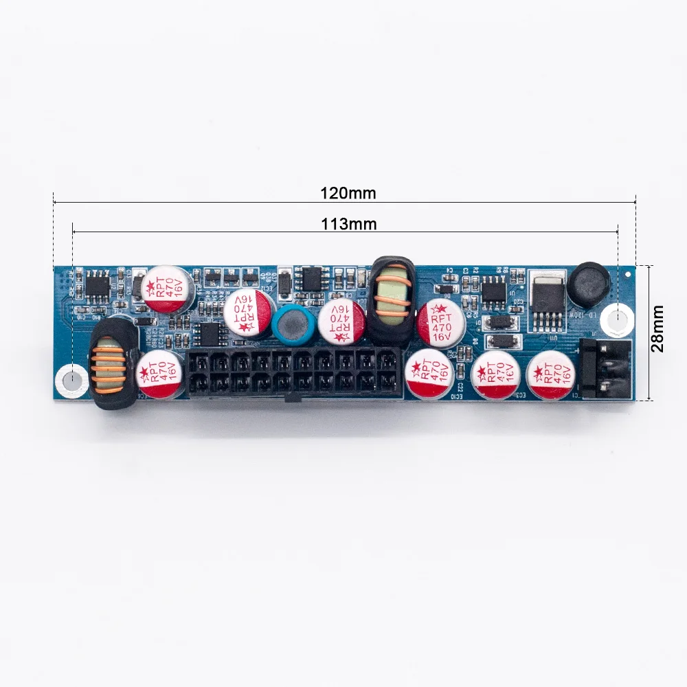 DC 24 핀 ATX PSU 12V 120W 피코 PSU ATX 스위치, 미니 ITX DC-자동차 ATX PC 전원 공급 장치, PC 컴퓨터용 와이드 입력