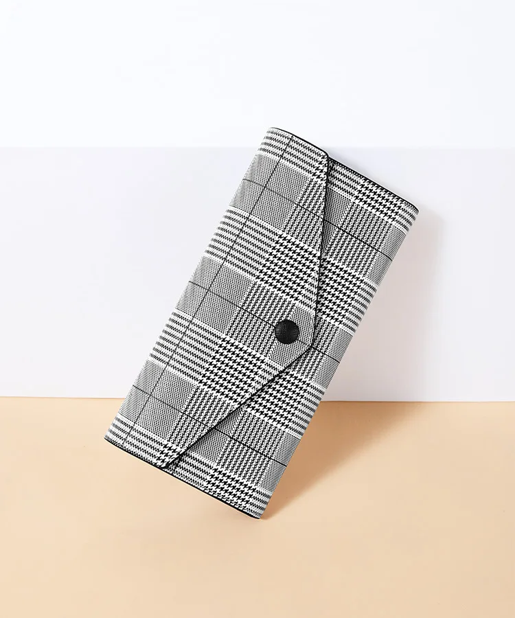 

4 fashionable small fresh leather simple short wallet Ladies Large Wallet multi-card B287614 190331 jia