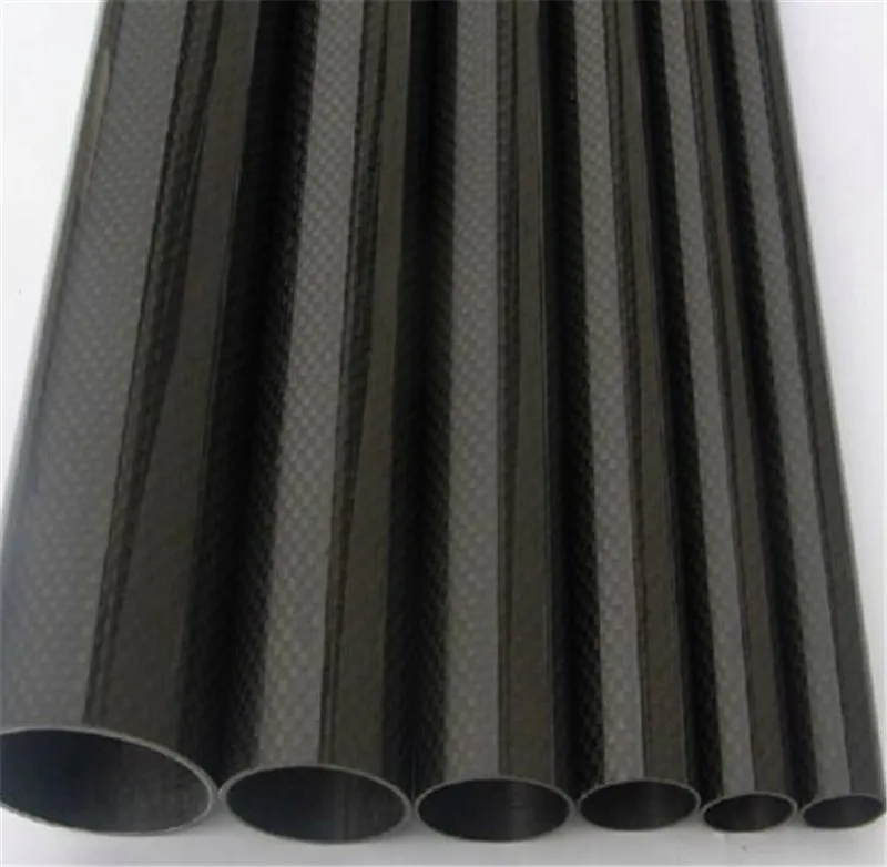 

2pcs Black Carbon Fiber Tube 12mm x10mm 3K Glossy Surface 500mm Long For RC Airplane Multicopter Arm DIY