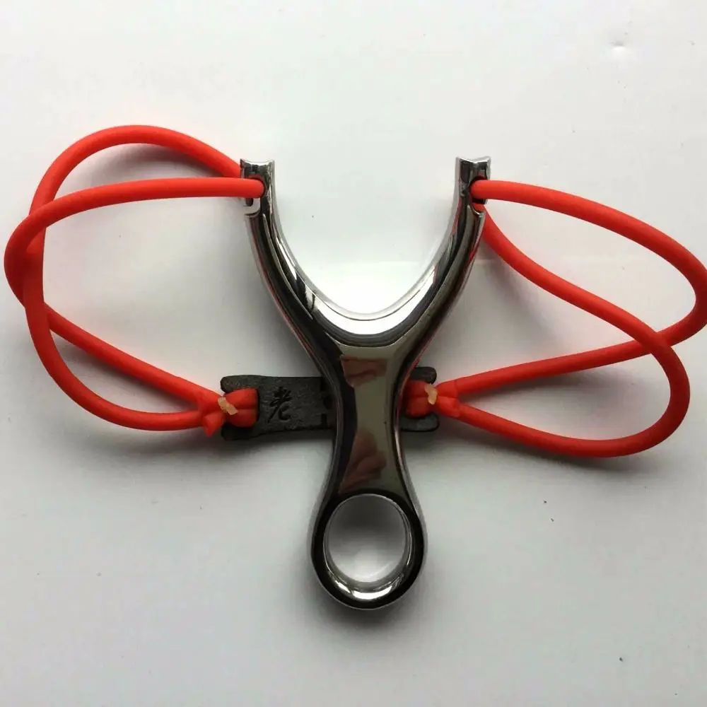 

Traditional 304Stainless Steel Slingshot Catapult Pocket Outdoor Hunting Airsoft Game Adult Hunting high quality Slingshot