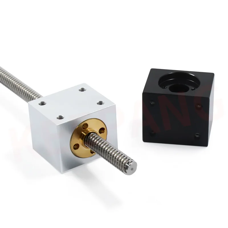

T8 Lead Screw Nut Housing Bracket For 3D Printer Parts T8 Trapezoidal lead 8 10 12 14mm Conversion Nuts Seat Aluminum Block
