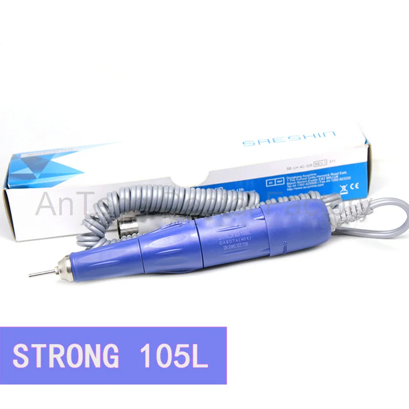 

Saeyang STRONG 35K / 40K / 45K RPM Dental Marathon Micromotor Polishing Handpiece 2.35mm SH37LN H37L1 102L 105L E-TYPE H35P1