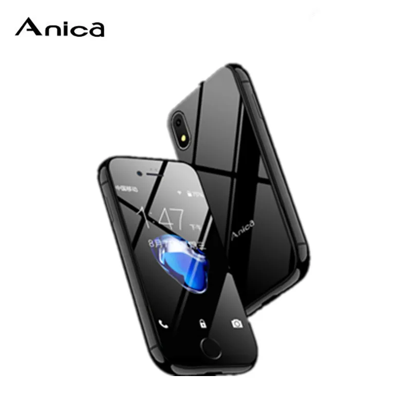 

Anica I8 Smartphone MTK6580M Quad Core 2GB RAM 16GB ROM 3G 2.54" GPS WIF Android 6.0 Super Mini Ultrathin Card Luxury Cell Phone