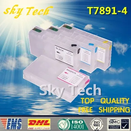 

Пустые пополняемые картриджи для T7891-T7894, подходит для модели 4630DWF