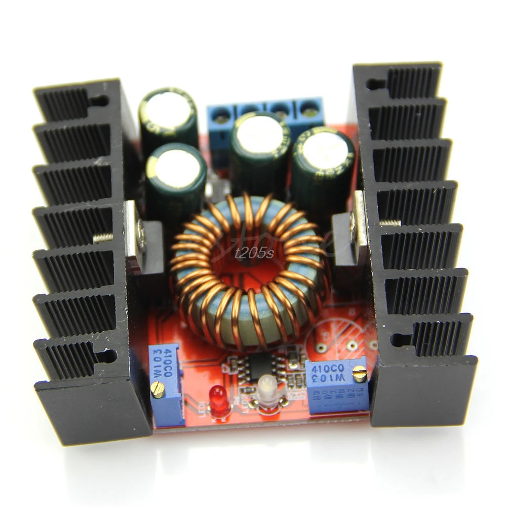 

10A Buck Converter Adjustable 200W For Battery/LED/Car Power Module DC-DC 7-32V T25 Drop ship