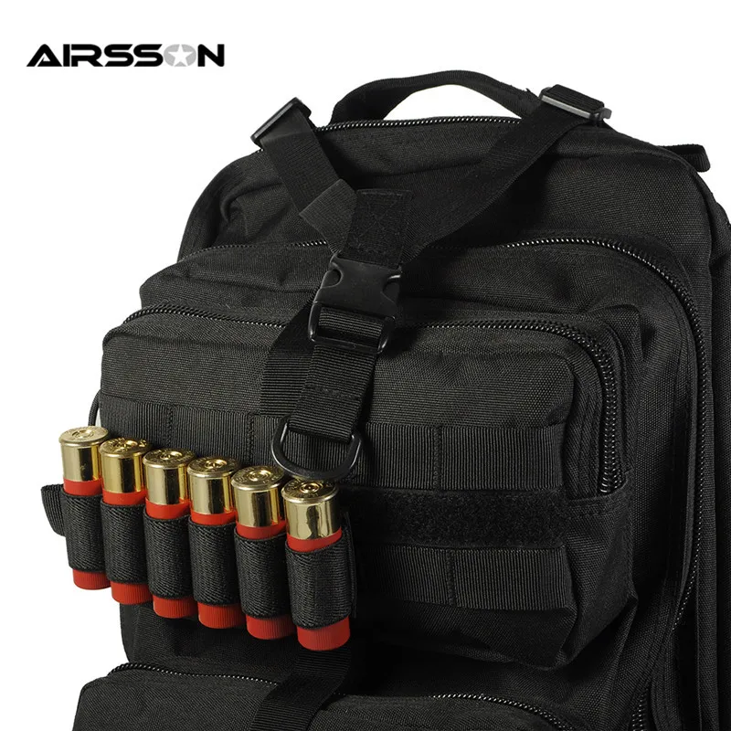 Airsson 6 Круглый пистолет Buttstock тактический страйкбол держатель оболочки