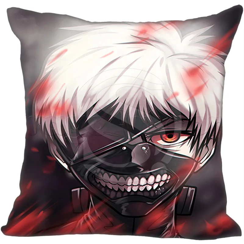 New Arrival Custom Pillow Case Boutiqu Nice Tokyo Ghoul Pillowcase zipper 35x35 cm (One side) F922 | Дом и сад