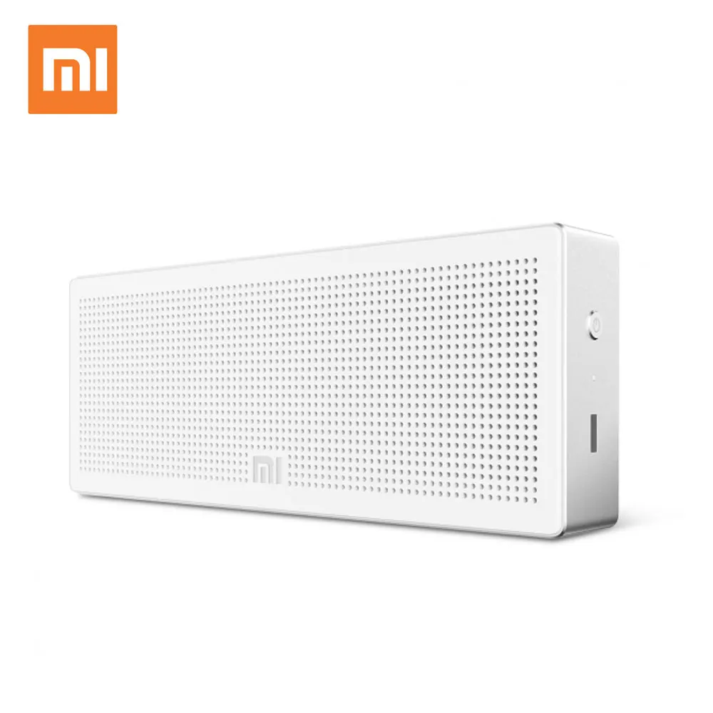 Самая низкая цена Оригинал Xiaomi Mi Bluetooth Динамик Квадрат Стерео Беспроводной Портативный Мини Bluetooth Динамиков Музыка MP3 Плеер Bluetooth 4.0