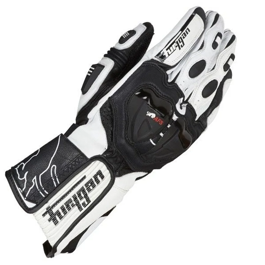 Free shipping 1pair Furygan AFS19 GP PRO Genuine Leather Gloves Carbon FIber Racing Motorbike Motocross Motorcycle Gloves