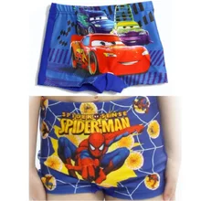Car Flash Spiderman Boy’s swimwear Beach Pants Character kids underpants 1pc 2-10years Spider Man Character Boys Swim Trunks