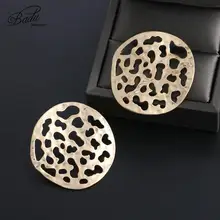 Badu круглые полые серьги для женщин, модные геометрические панк серьги, новинка, горячая распродажа, ювелирные изделия,, подарок для девушек, вечерние