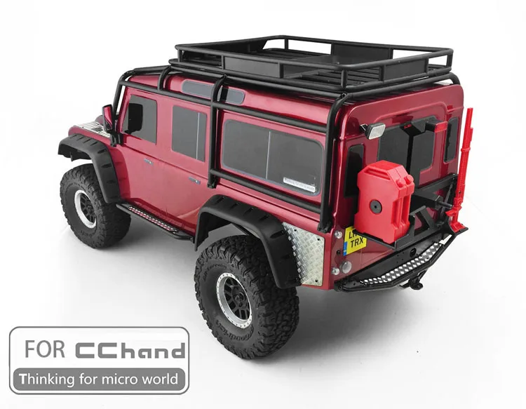 Чехлы на заднюю панель с алмазной пластиной для защиты CCHAND Traxxas TRX 4|Детали и