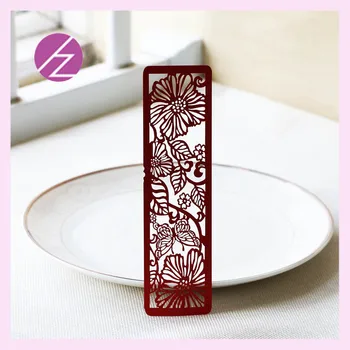 

100pcs Customized Laser Cut pearl paper Paper Craft Flower Pretty bookmark Paper Creative Items Lovely Gift