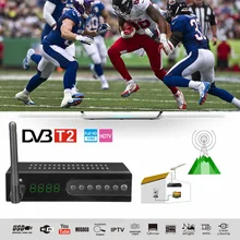 LEORY HDMI спутниковый ТВ приемник тюнер dvb T2 Wifi Full-HD 1080 P Dvb-t2 ТВ-тюнер коробка Dvbt2 с антенной