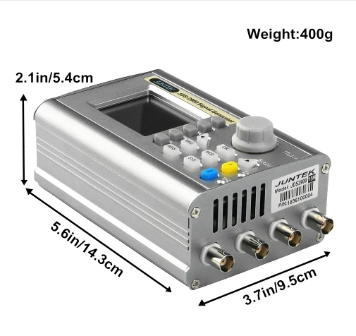 JDS2900-15M 15 МГц цифровой двухканальный DDS генератор сигналов произвольной формы 266MSa/s 0-15 МГц