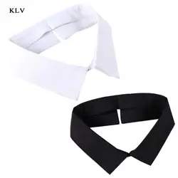 KLV классический накладной воротник от рубашки галстук винтажный съемный ненастоящий ошейник куртка с лацканами Топ для