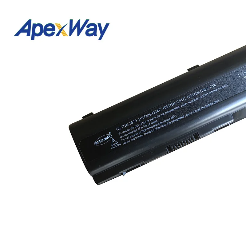 Черный Аккумулятор для ноутбука 6 ячеек HP CQ40 CQ60 100 dv6 dv4 2000 462890 541 485041 001 EV06055 HSTNN