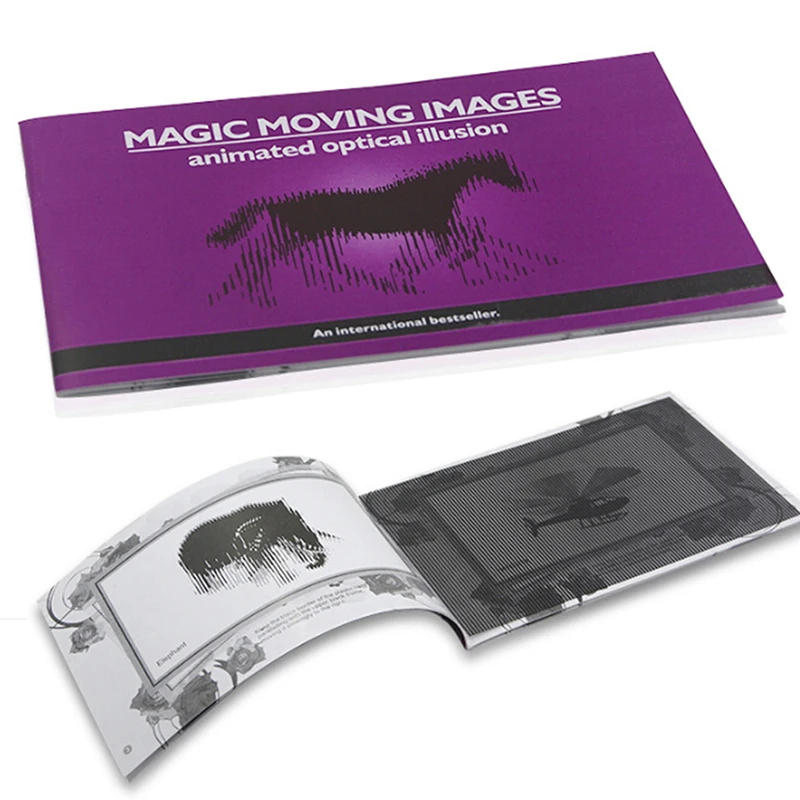 Magic Moving Images Books Kids Children Tricks Props Toys Animated Optical Illusions Gifts Professional Magicians | Игрушки и хобби