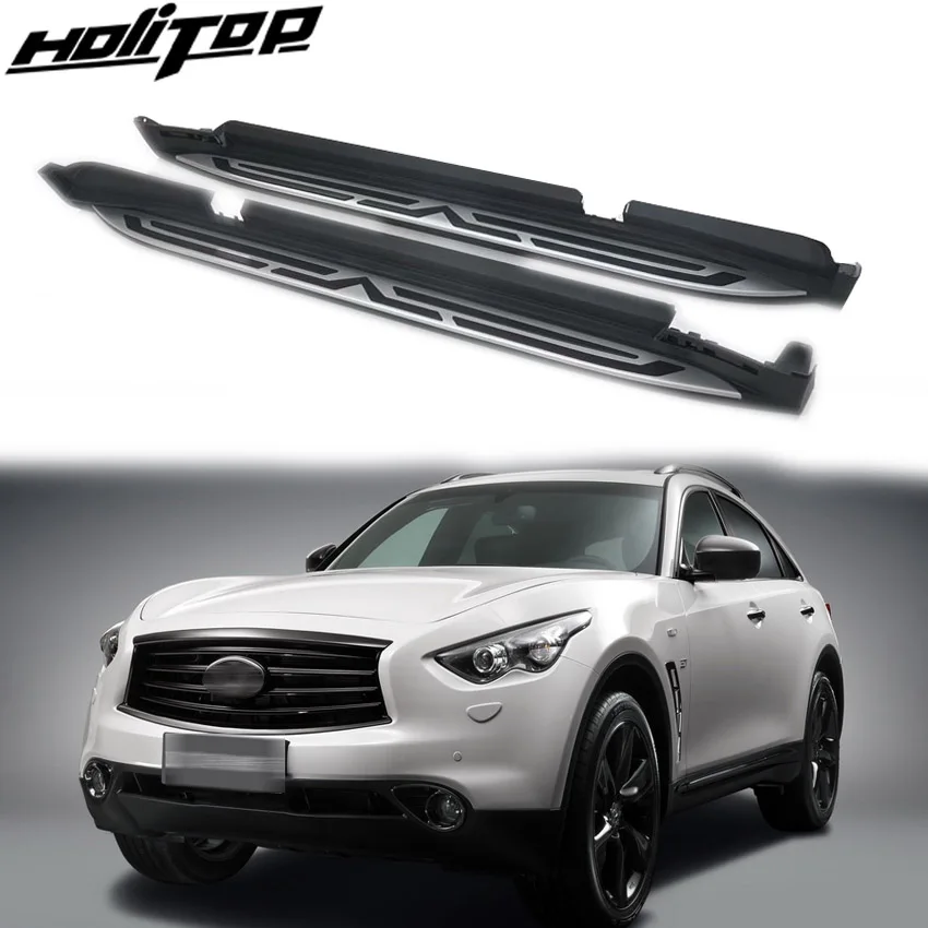 

New arrival running board foot pedal nerf bar for INFINITI QX70 FX50 FX35 FX37 FX30 2009-2019,can load 300kg,can stand 4 persons