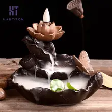 Творческий держатель горелки лотоса обратного кадило аромат горелки китайской культуры украшения применение в офис Teaho применение