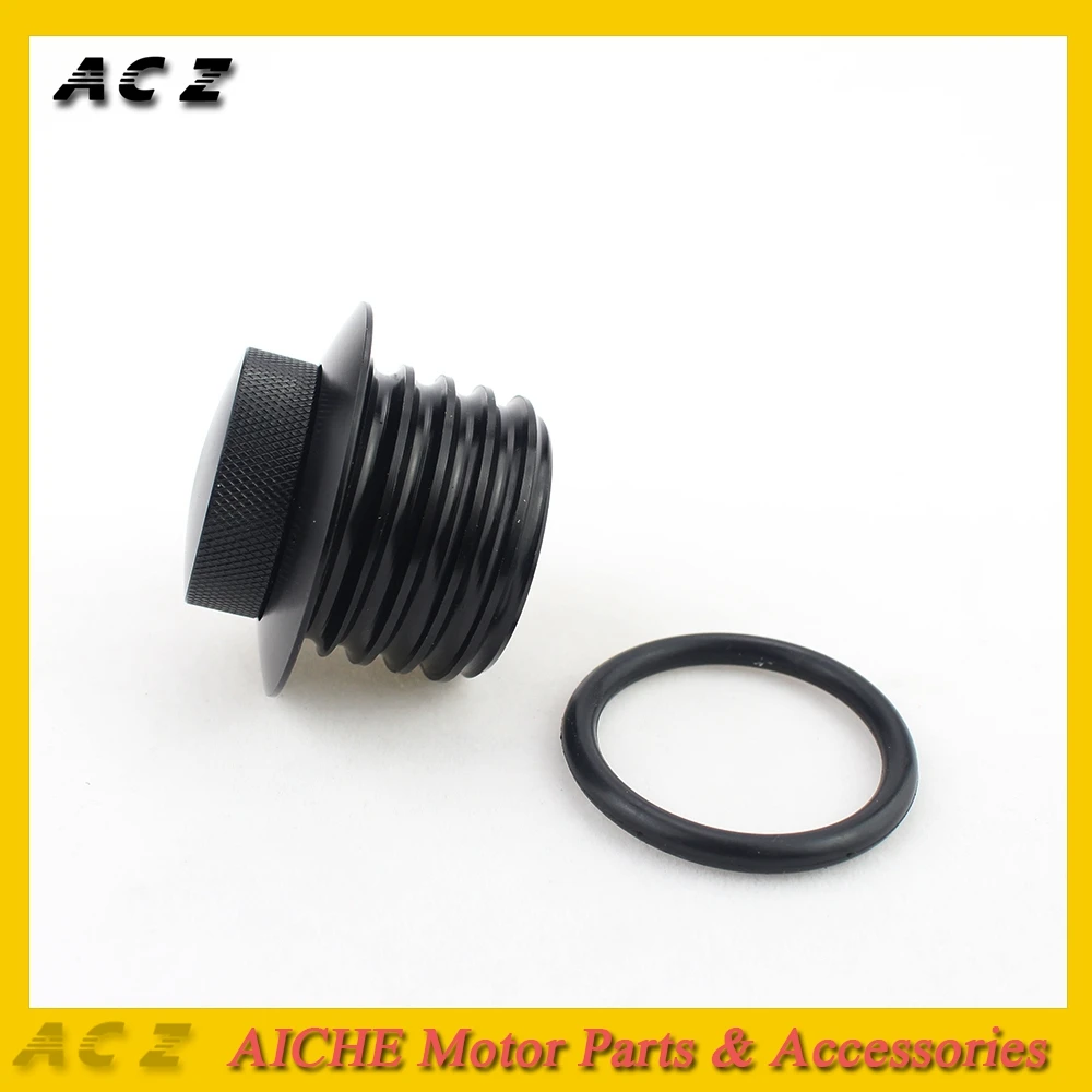

ACZ Motorcycle CNC Aluminum Black POP-UP Screw-In Gas Tank Cover Fuel Cap With O-Rings For Harley Davidson Sportster 1982-2001