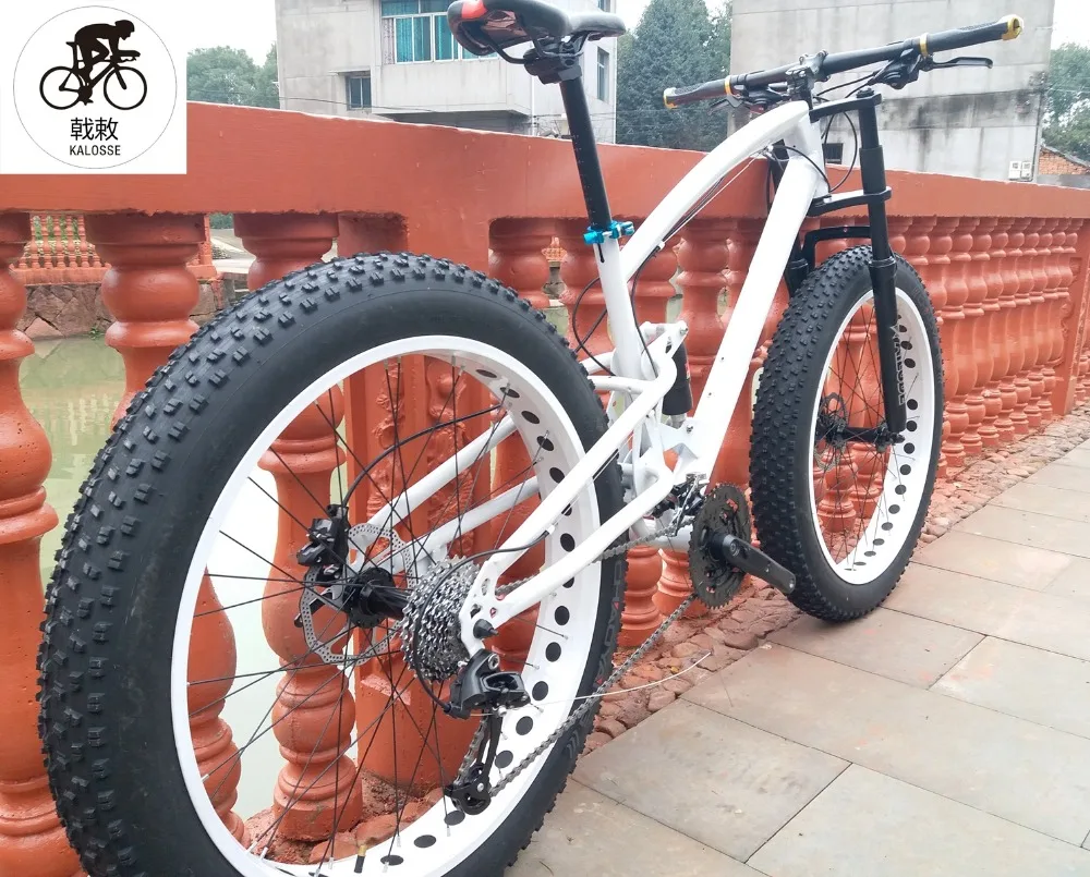 Clearance Kalosse  soft-tail frame  beach  bike  26*4.0 tires  17 inch Hydraulic brakes    M310   Snow bike  24 speed 10