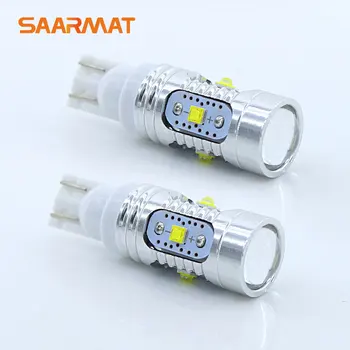 

2Pcs White T10 25W 168 921 XBD Chips LED Backup Reverse DRL Light for AUDI A2 A3 8L 8P A4 B5 B6 B7 8H A6 Ect