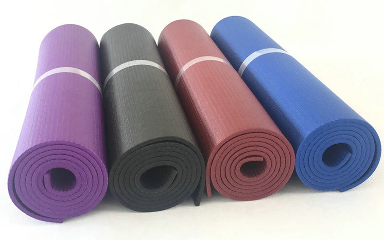 См 183*61 см толщиной 6 мм высокой плотности ПВХ коврик для йоги высокого качества спортивный коврик, подходит для спортзала дома без запаха