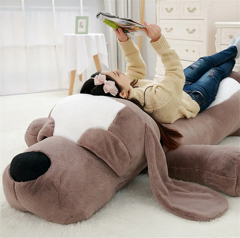 giant stuffed animals lying dog toy2