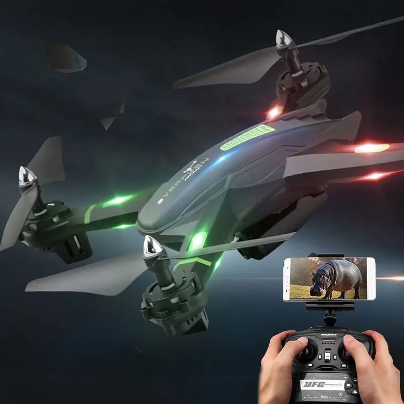 Супер Drone Радиоуправляемый Дрон S5 вертолет Quadcopter 2.4 ГГц 4ch 6 оси 2mp HD Камера RTF
