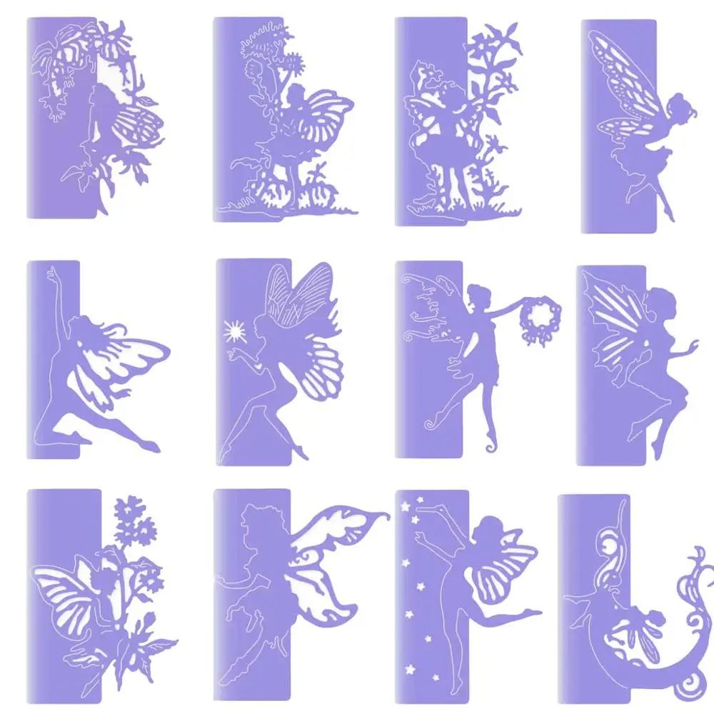 Fairy Flower Lace Edge Metal Cutting Dies Scrapbooking Embossing Card Craft DIY