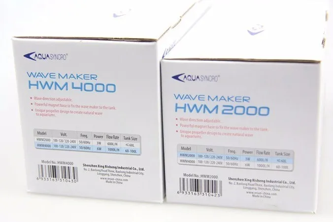 AquaSyncro HWM 4000 hwm-4000 волновой производитель насос wavermaker насос, растительный бак коралловый риф для аквариума