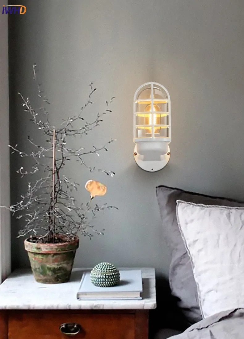Conduziu a Luz de Parede ao ar Parede ao ar Wandlamp Nordic Livre Iluminação Sombra Vidro Lâmpada Pátio Varanda Luzes Buiten Verlichting 11 light outdoor