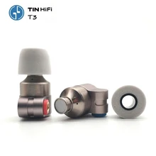 TINHIFI Олово аудио T3 1BA+ 1DD гибридные наушники в ухо наушники металлические наушники-вкладыши с Съемный кабель MMCX Олово аудио T2 обновления