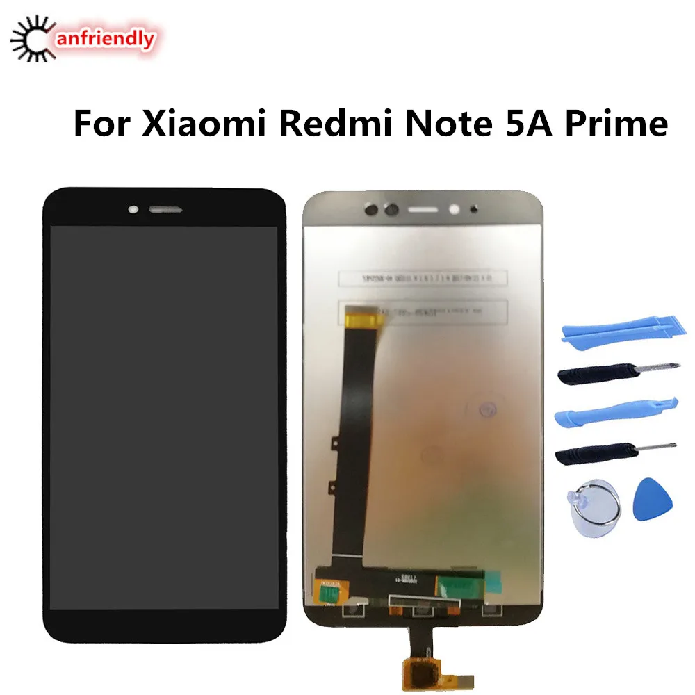 ЖК дисплей 5 дюйма с сенсорным экраном для Redmi Note 5A Prime сменный дигитайзер в сборе
