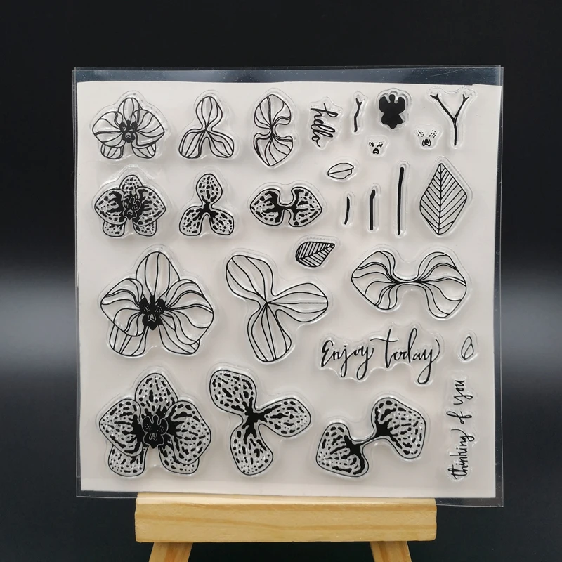 

ZFPARTY Flowers Transparent Clear Silicone Stamp/Seal for DIY scrapbooking/photo album Decorative card making