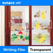 Съемная прозрачная белая доска меловая Наклейка Настенная Доска ручка канцелярский подарок для студента школьные офисные принадлежности 0,6x1 м