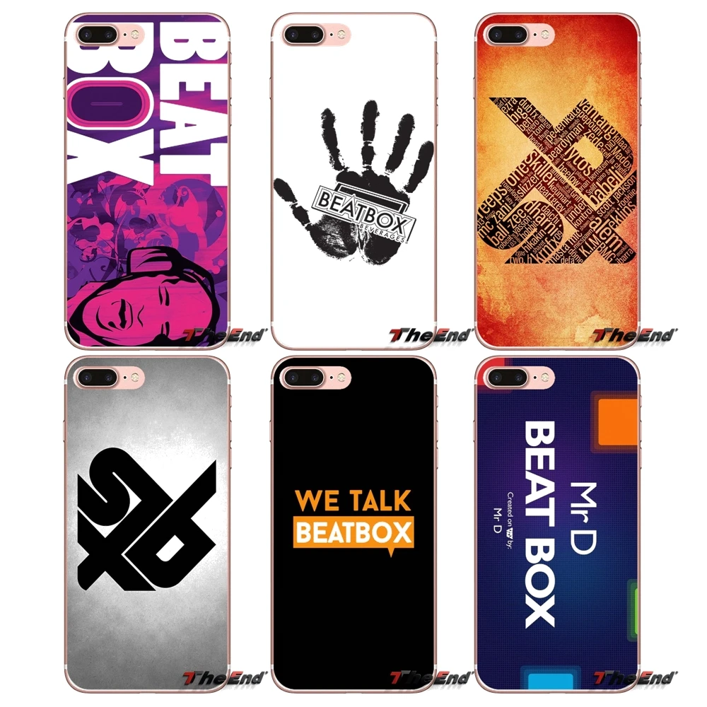 Для iPhone X 4 4S 5 5S 5C SE 6 6S 7 8 Plus Samsung Galaxy J1 J3 J5 J7 A3 A5 2016 2017 чехол с логотипом Beatbox |