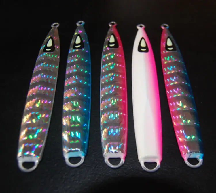 Borboleta de Metal Isca de Pesca Isca de Atum Micro Jig Baixo Jigging Gabaritos Atum Iscas Biônico Artificial Crankbait Snapper 5 Pcs 150g - 200g 2 Gabaritos Atum Iscas Biônico Artificial crankbait isca de Atum Snapper