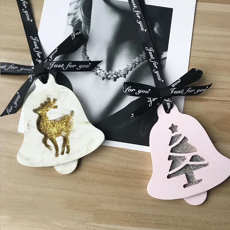 

Christmas Tree Aromatherapy Wax Silicone Mold Car Pendant Elk Mold DIY Silicon Molds For Plaster