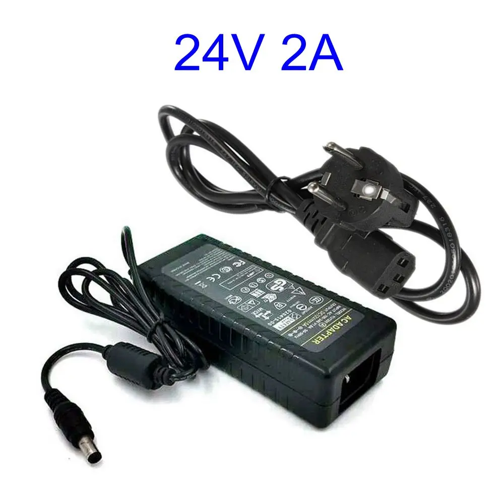 24V 2A AC DC Adapter Charger For Logitech Racing Wheel G27 G25