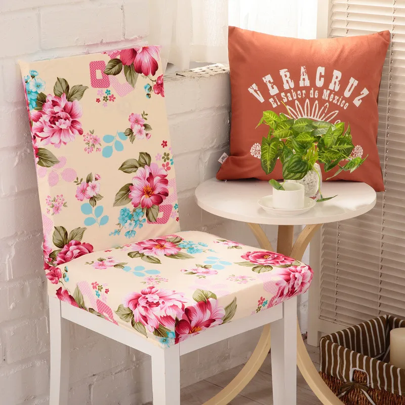 2016 Hot Sell Removable Stretch Fabric Chair Covers Elastic Desk Cloth