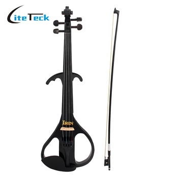 

4/4 Full Size Electric Violin Fiddle High Quality Maple Wood Stringed Instrument Ebony Fretboard for Music Lover Beginner