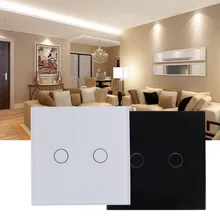 Brand New High Quality Smart Capacitive 2 Way Touch Control Wall Panel Light Switch LED Backlight Hot Selling Free Shipping