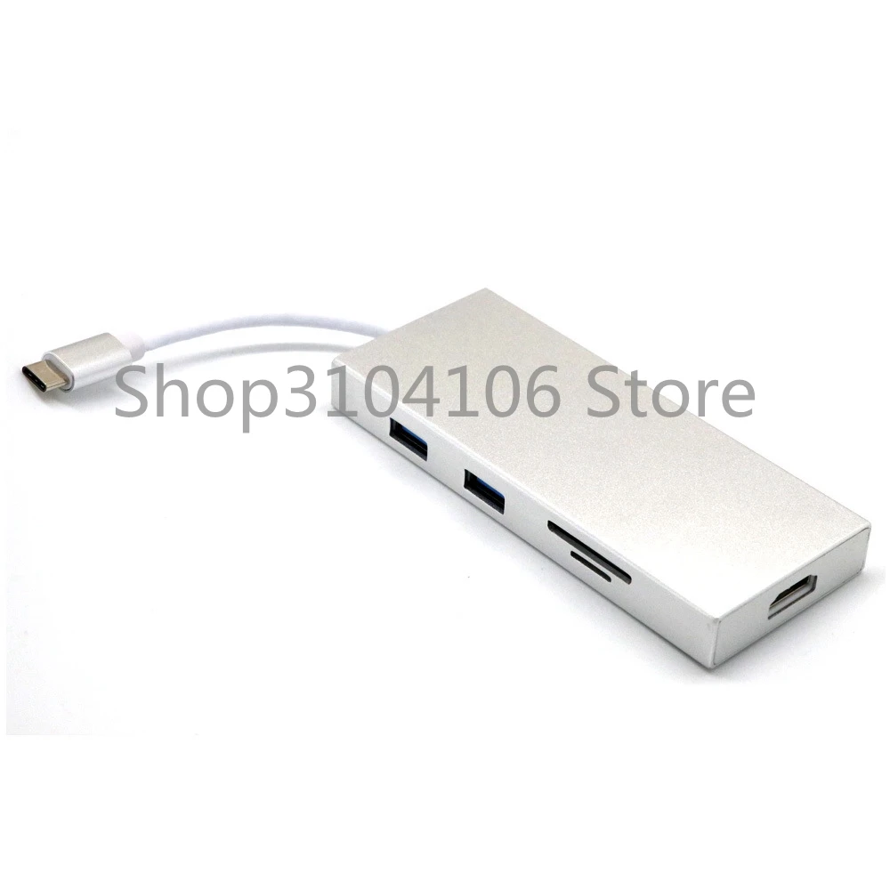 4K x 2K USB 3.0 Type C к HDMI и 3 порта 1 концентратор TF SD кардридер для Macbook Pro ПК ноутбука